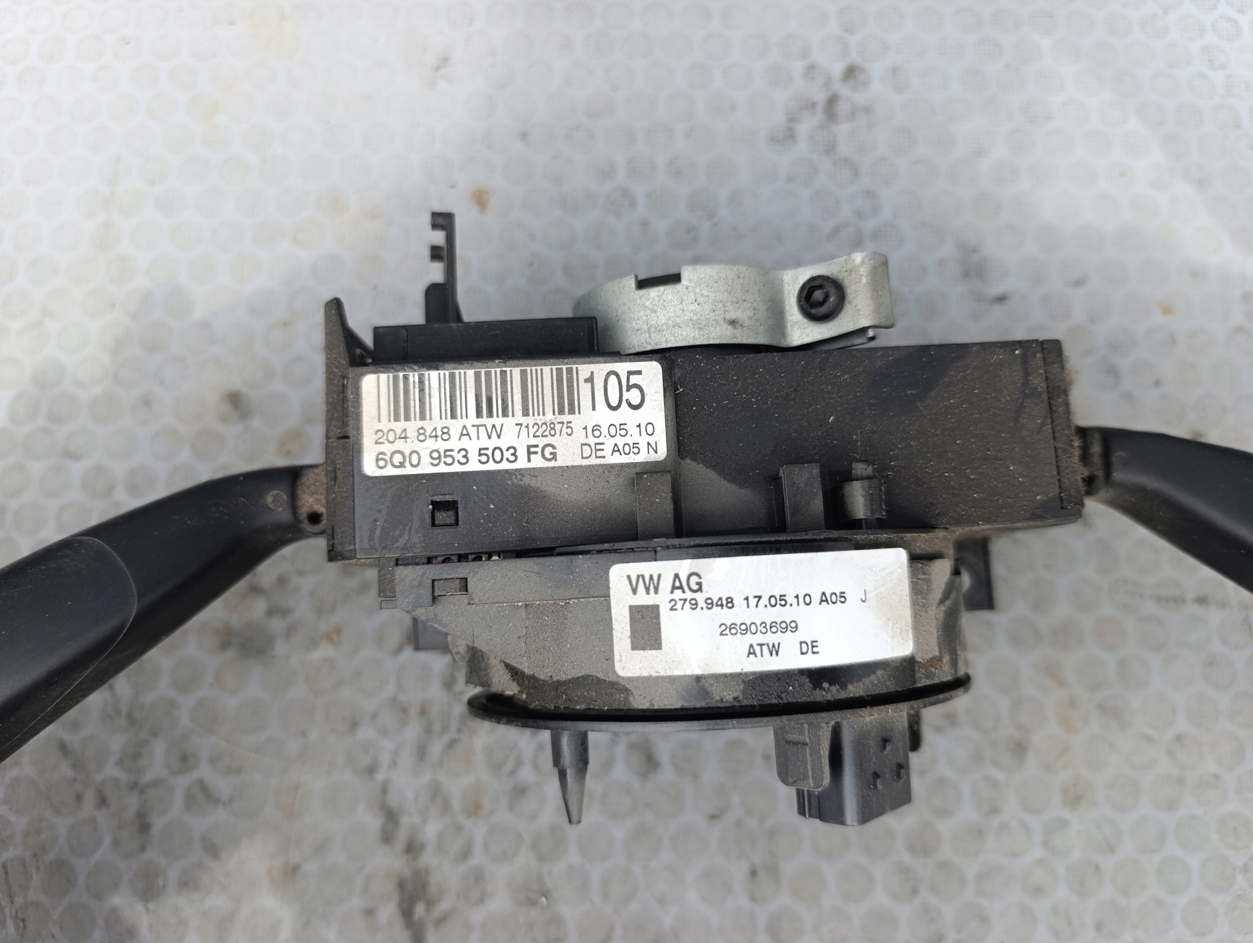 VW T5 control switch 6Q0953503FG