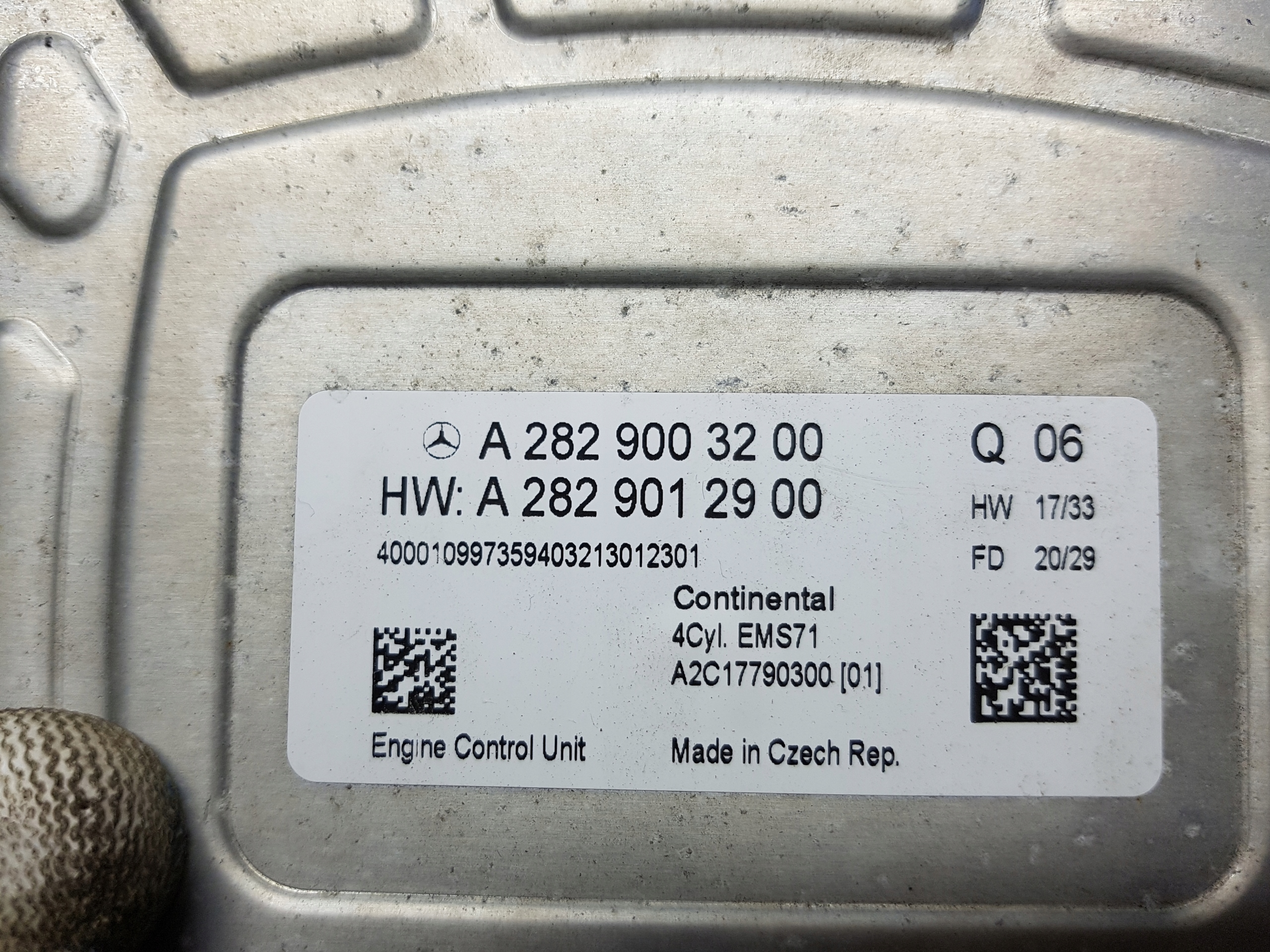 MERCEDES W177 CLA 1.3 computer control unit ECU