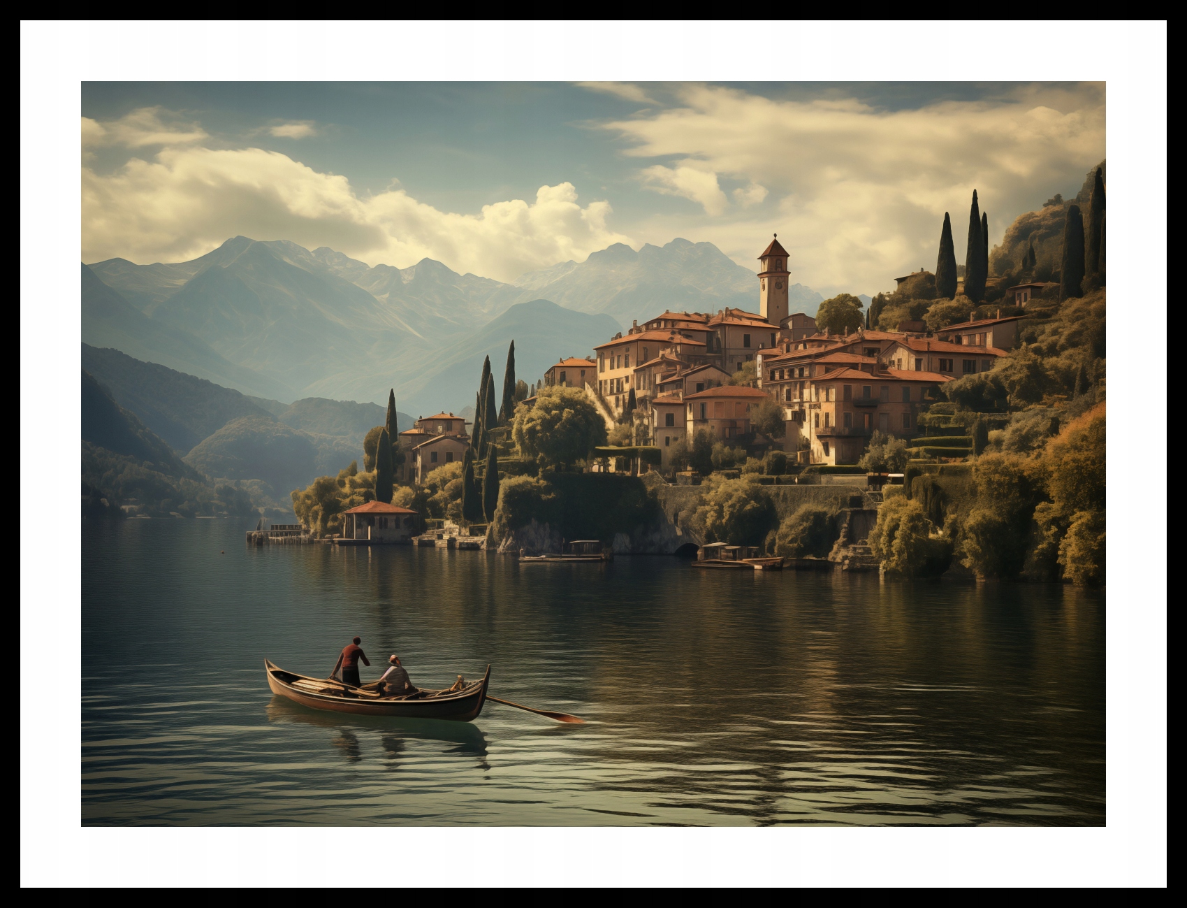 Poszter 55x40cm Nyugodt nosztalgia Termékmagasság 40 cm