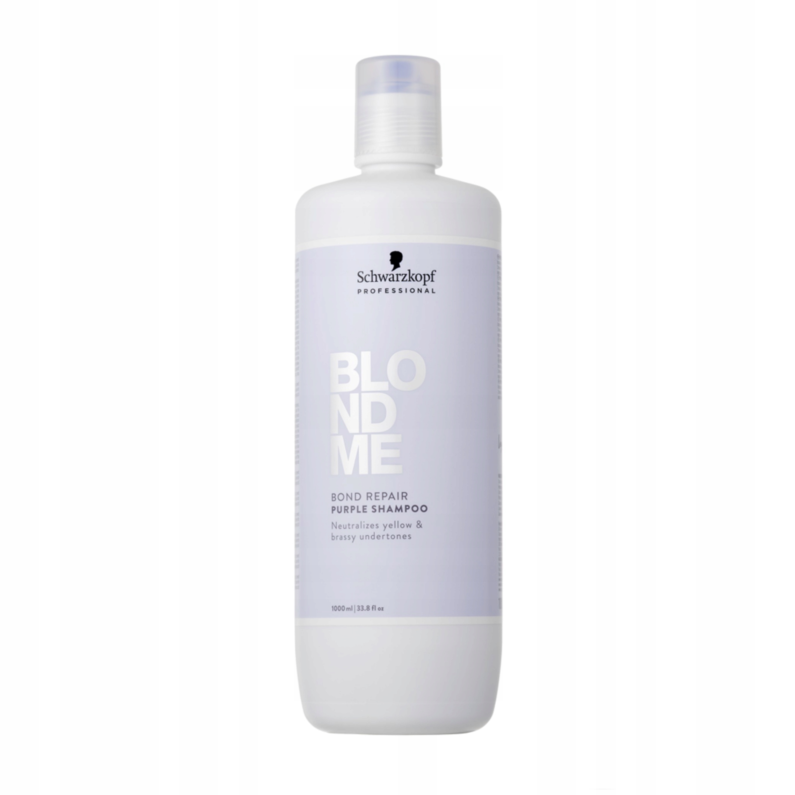 Schwarzkopf BlondMe Bond Repair Purple fialový šampon 1 l pro blond vlasy