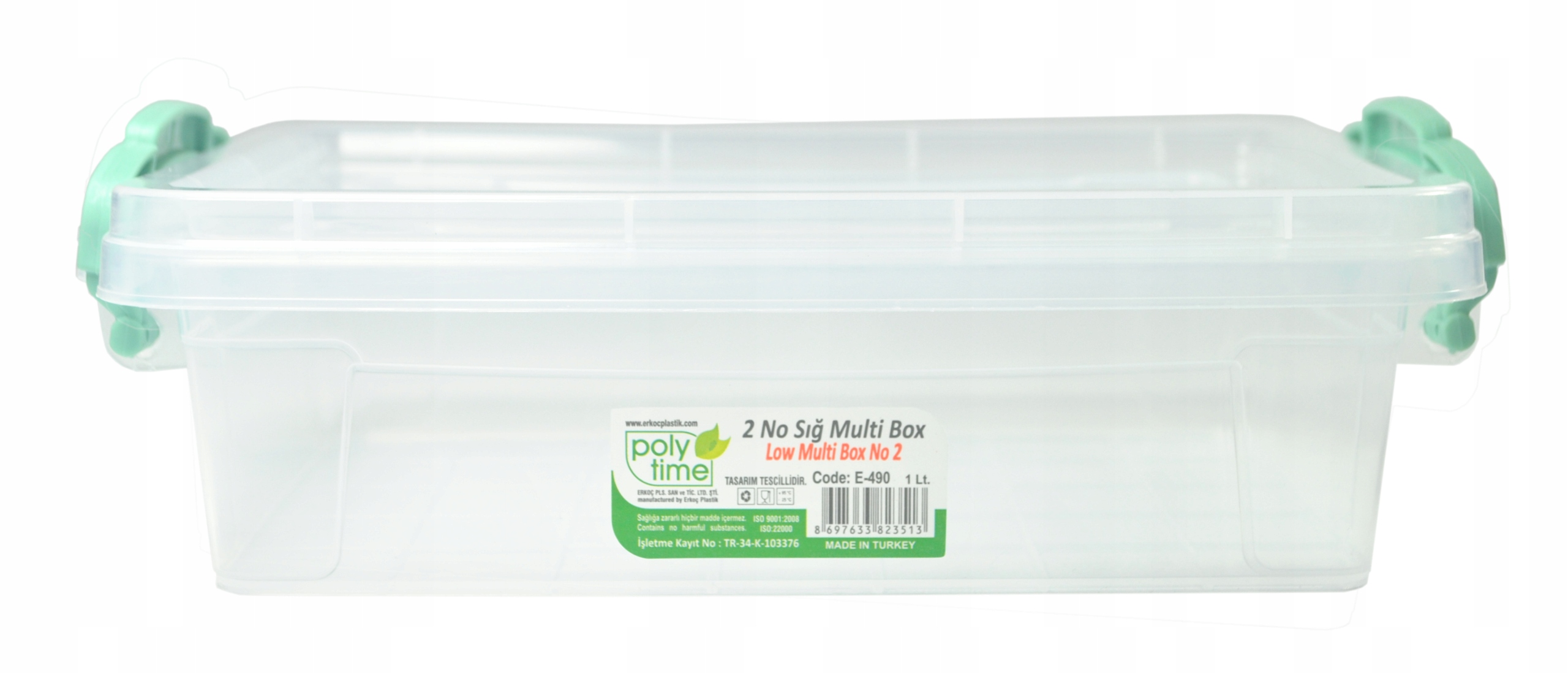 

Pudło Pojemnik Plastikowy z Pokrywą 1L Wytrzymały