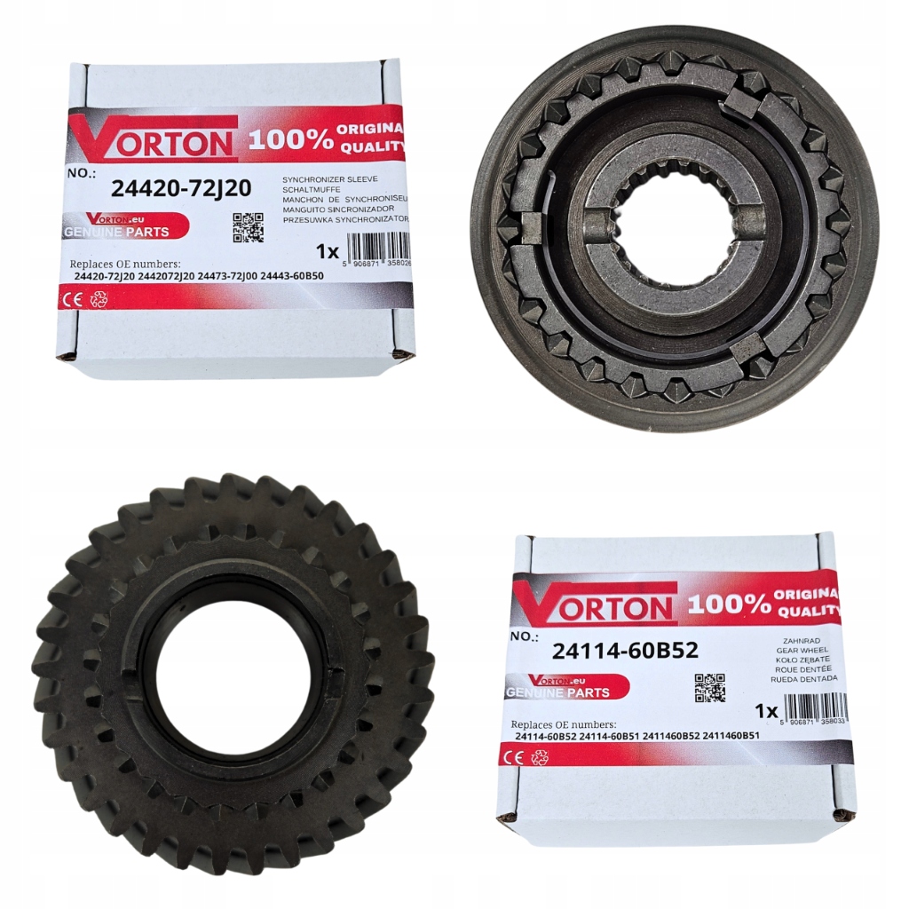 Sada pro opravu manuální převodovky 5-rychlostní Suzuki Swift III IV V Baleno