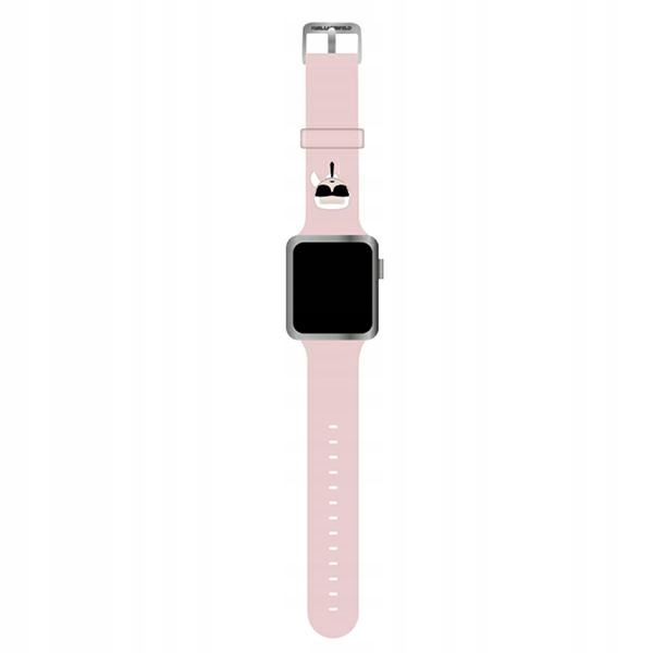 Karl Lagerfeld Pasek Klawmslkp Apple Watch 38/40/41mm różowy/pink strap