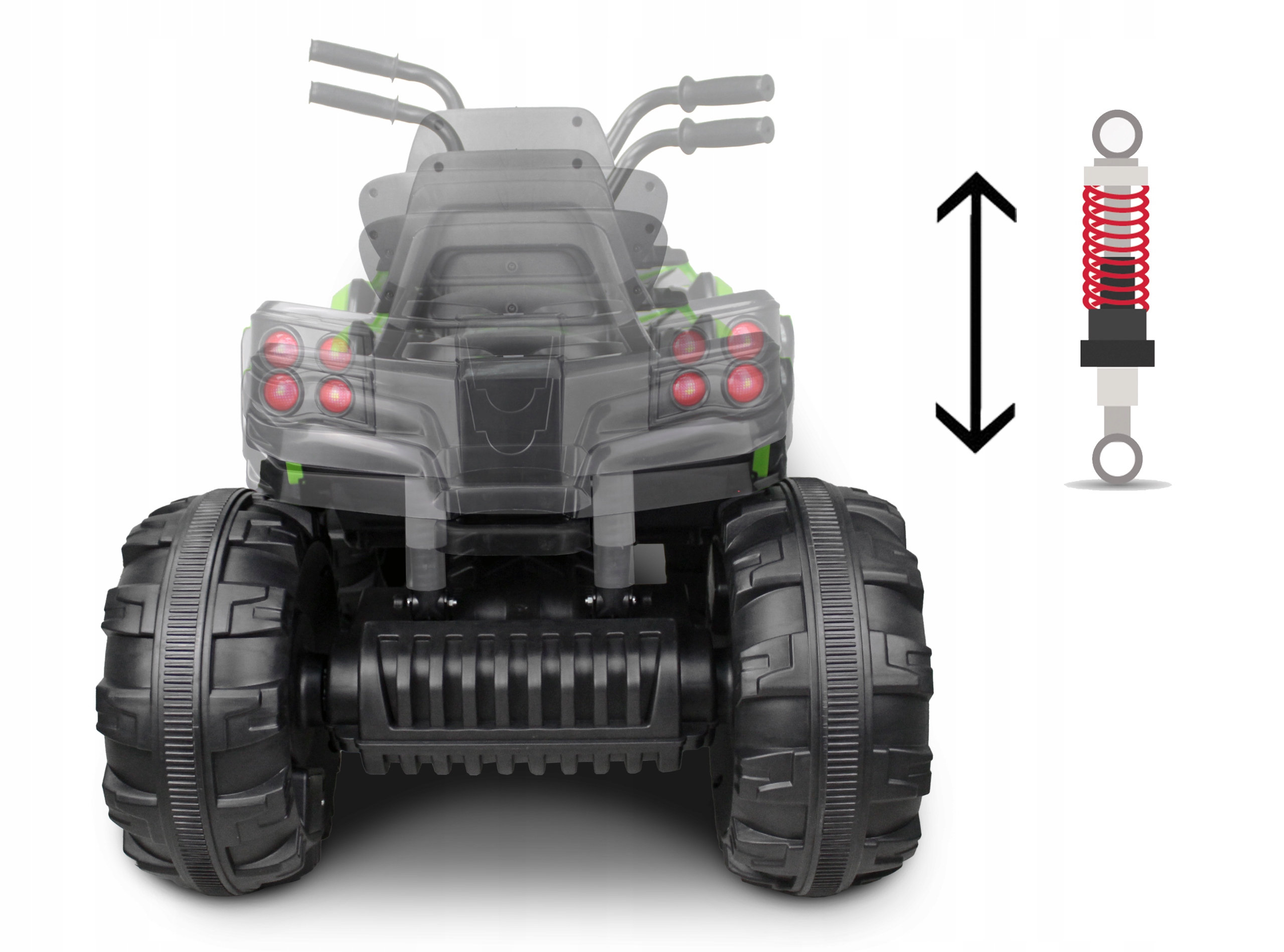 Quad Q2 Niebieski na akumulator dla dzieci + MP3 Prędkość maksymalna 6 km/h