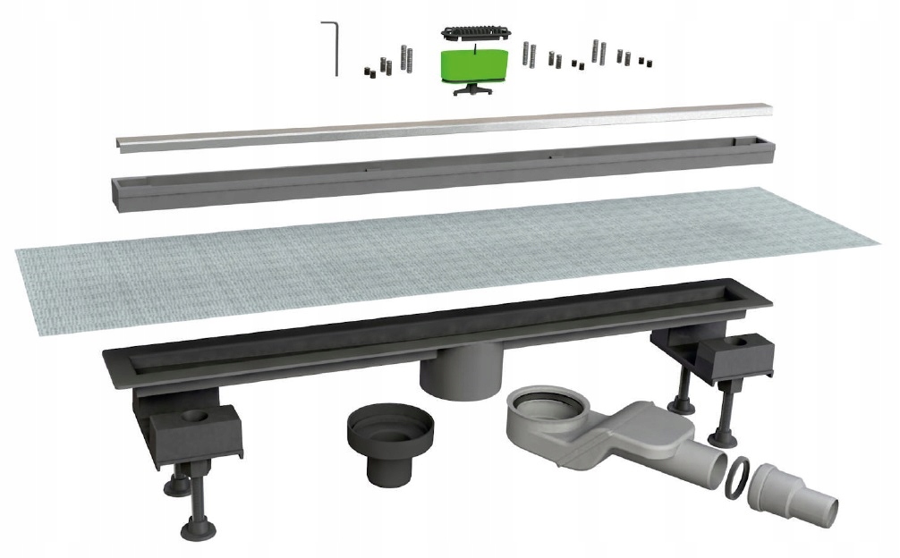 Lineárny odtok Bonomini Canalissima DoubleFace 20 cm