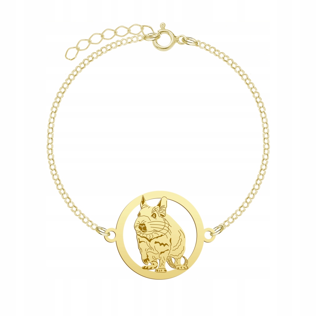 Zlatý náramek s košatkou 925 Řetízek Šperky Dárek Gravírování