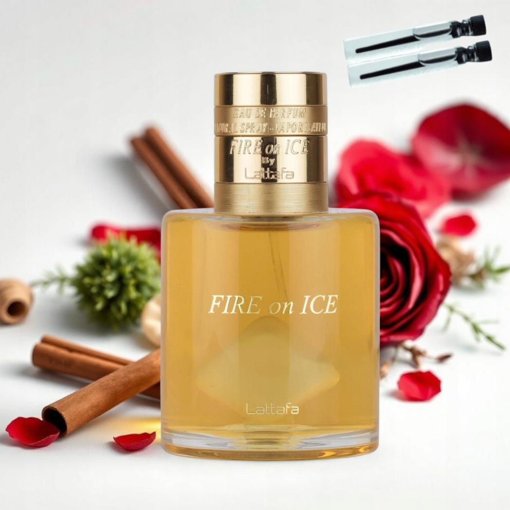 Parfém Fire On Ice Lattafa 100 ml 2 vzorky Dárek