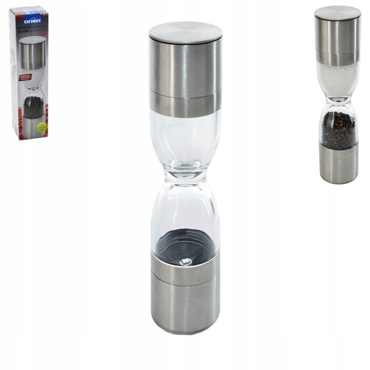 PODWÓJNY DUO MŁYNEK RĘCZNY SÓL/PIEPRZ CERAMICZNY