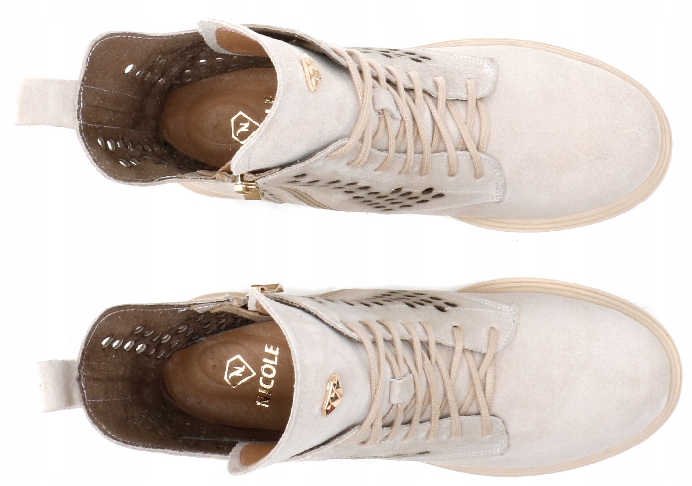 WYPRZEDAŻ NICOLE-2702 beż r39 LUPA2X Marka Nicole