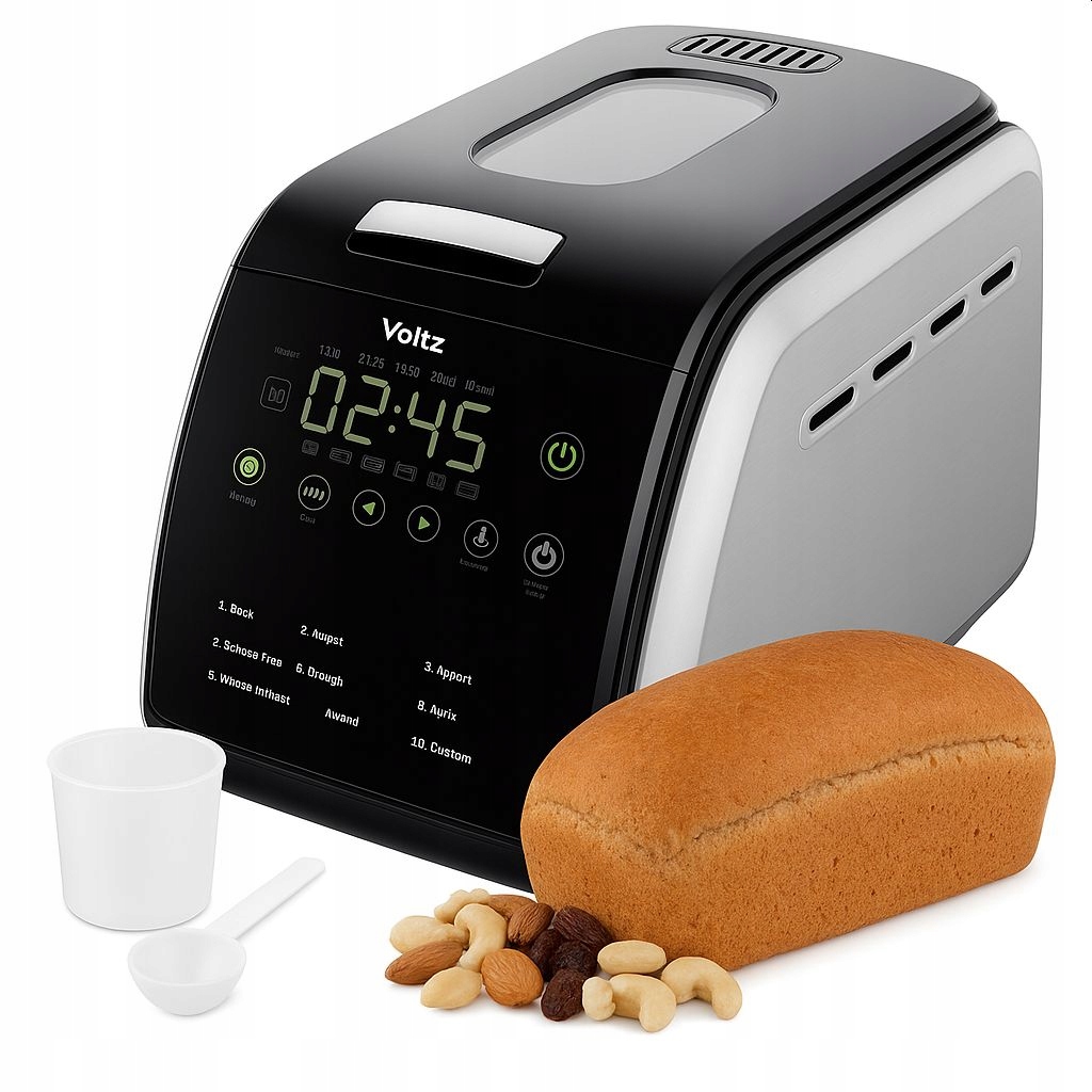 Voltz OV51446A pekárna chleba automat 12 programů menu