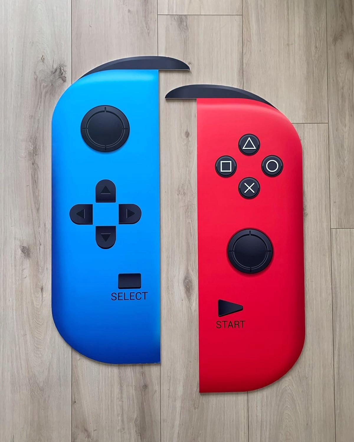 DEKORACJA TV POKÓJ GRACZA NAKŁADKA NA TELEWIZOR 32 cale IMITACJA KONSOLI Model 32 cale