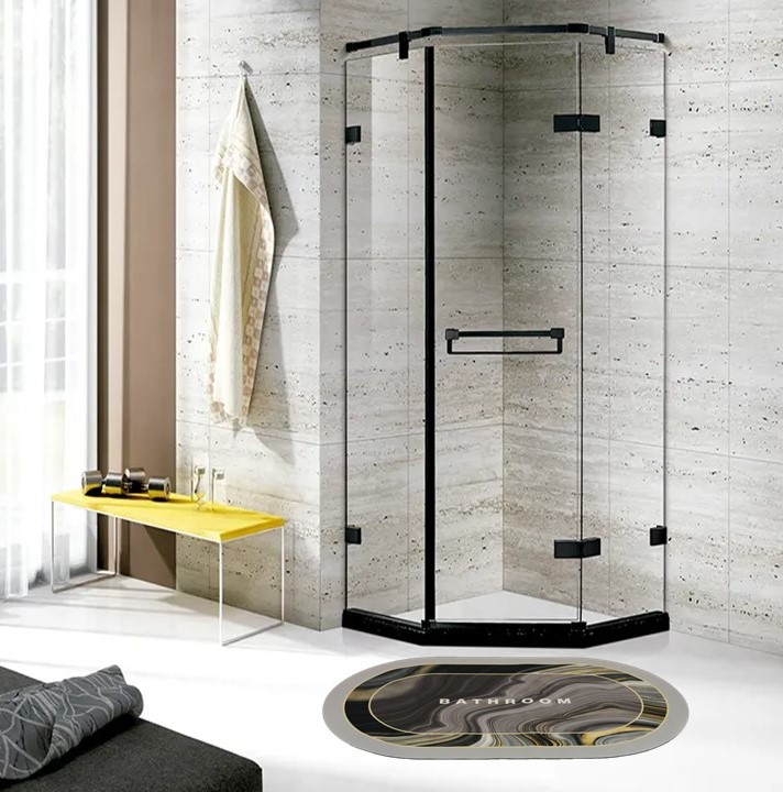 MATA ŁAZIENKOWA SZYBKOSCHNĄCA CHŁONNA DYWANIK ANTYPOŚLIZGOWY 60X90 Szerokość produktu 60 cm