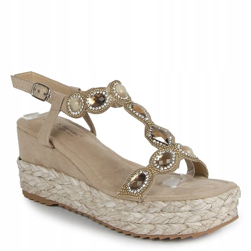 S.barski MY291 Béžové Sandály 41 D&a