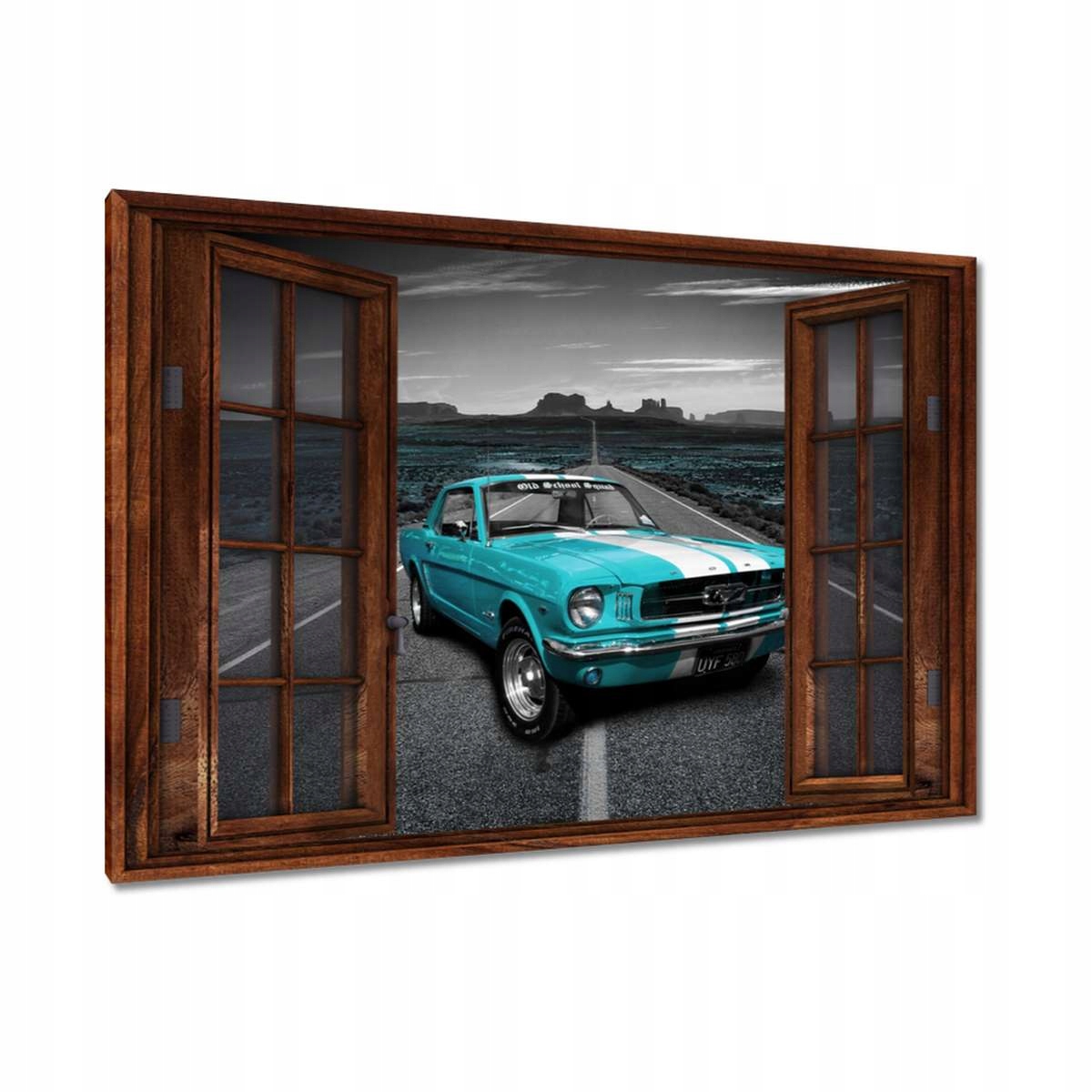 Obrazy 120x80 Mustang na dálnici