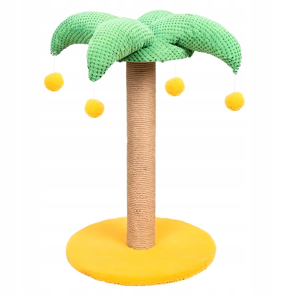 Levně Sisalová palma Prázdninové škrabadlo pro kočky s míčem 50 cm