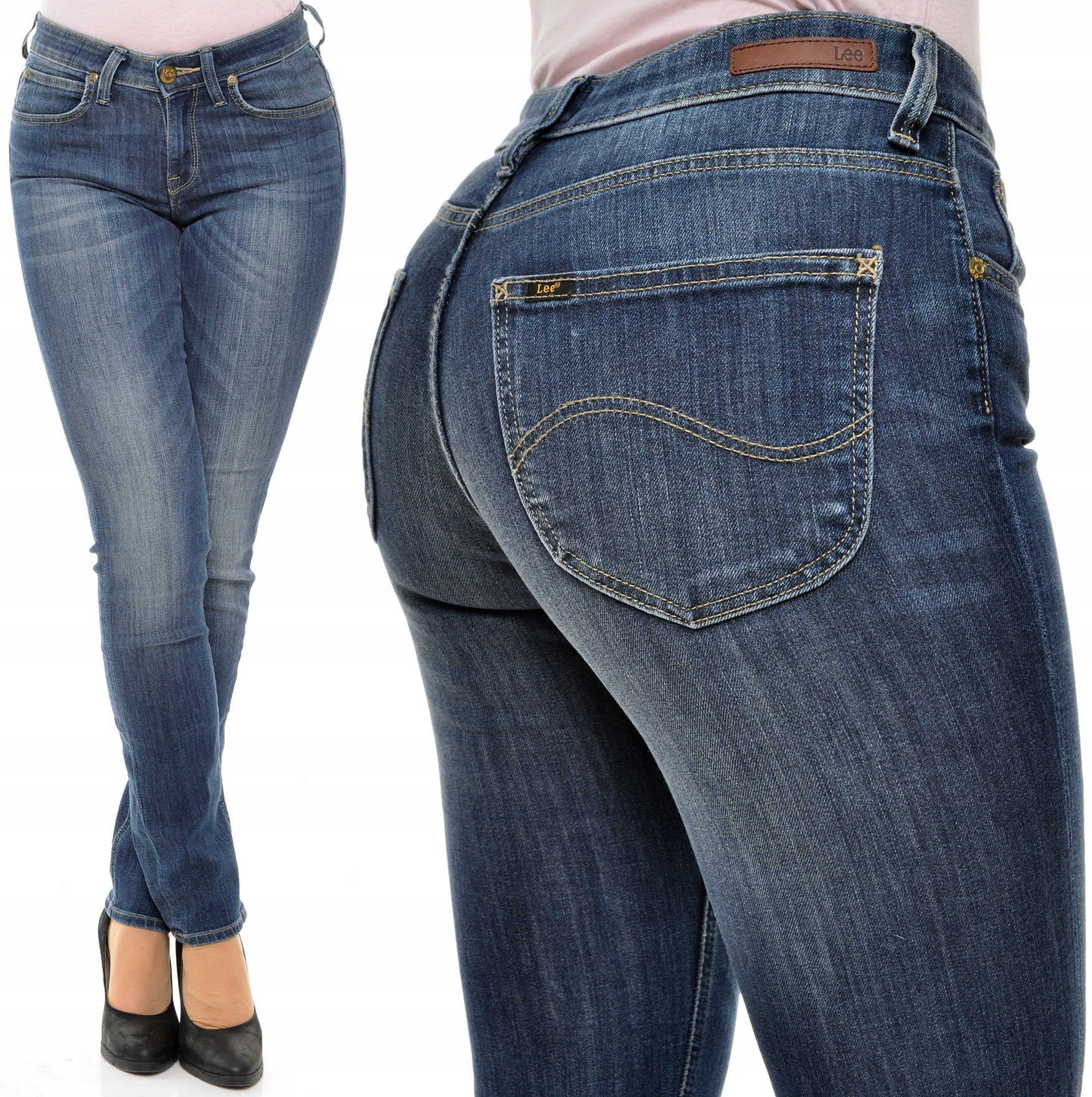 

Lee spodnie Skinny regular blue Scarlett _ W24 L31