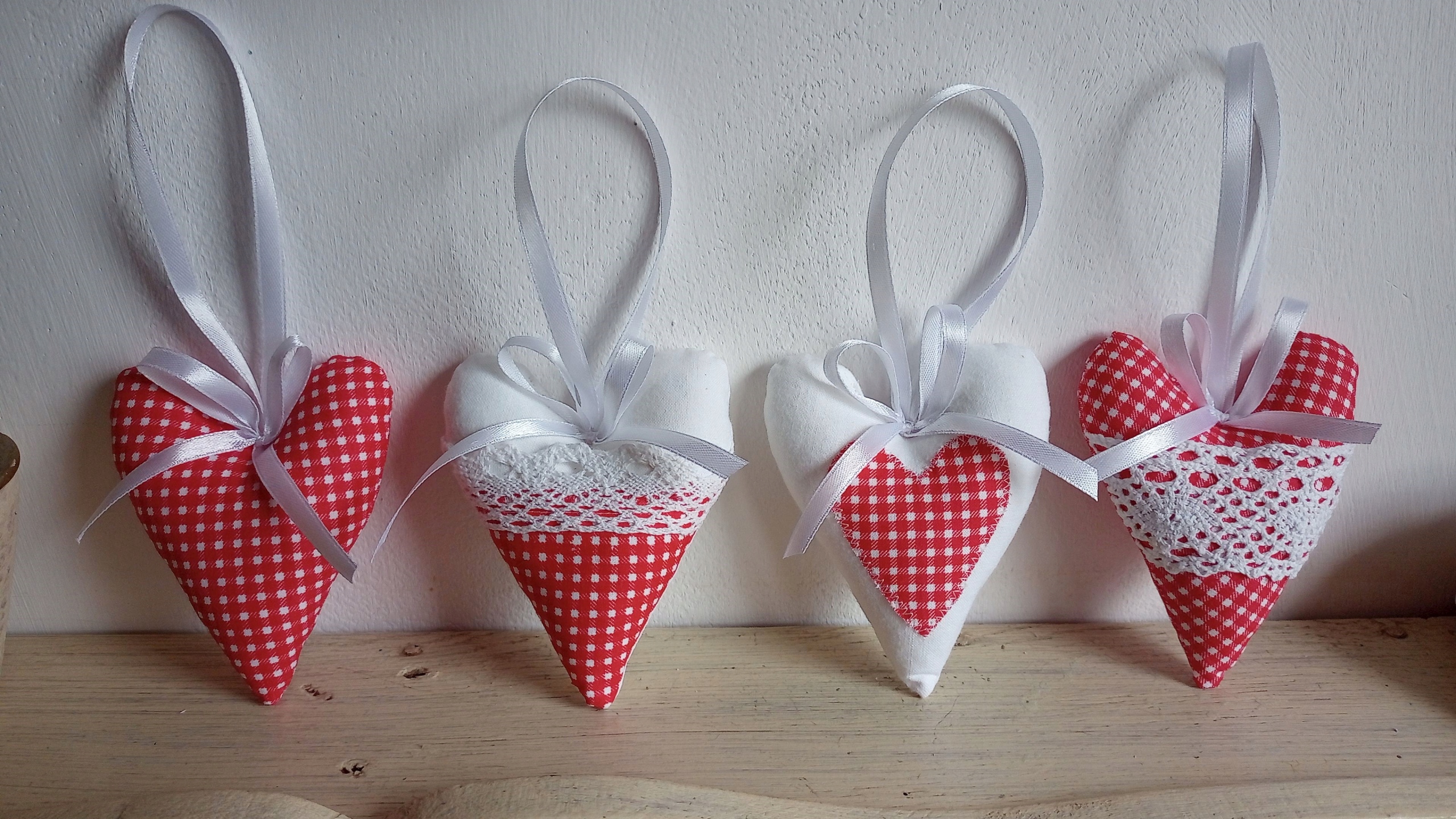 SERCA SERDUSZKA BAWEŁNA, ZAWIESZKI KOMPLET 4 szt. Marka Inna