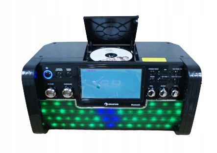 ODTWARZACZ CD USB AUNA DISCOFEVER LED CZARNY