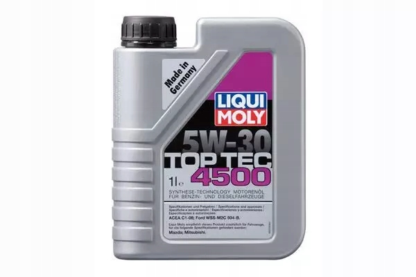 LIQUI MOLY TOP TEC 4500 5W30 C1 FORD 934B 9L Klasa lepkości SAE 5W-30