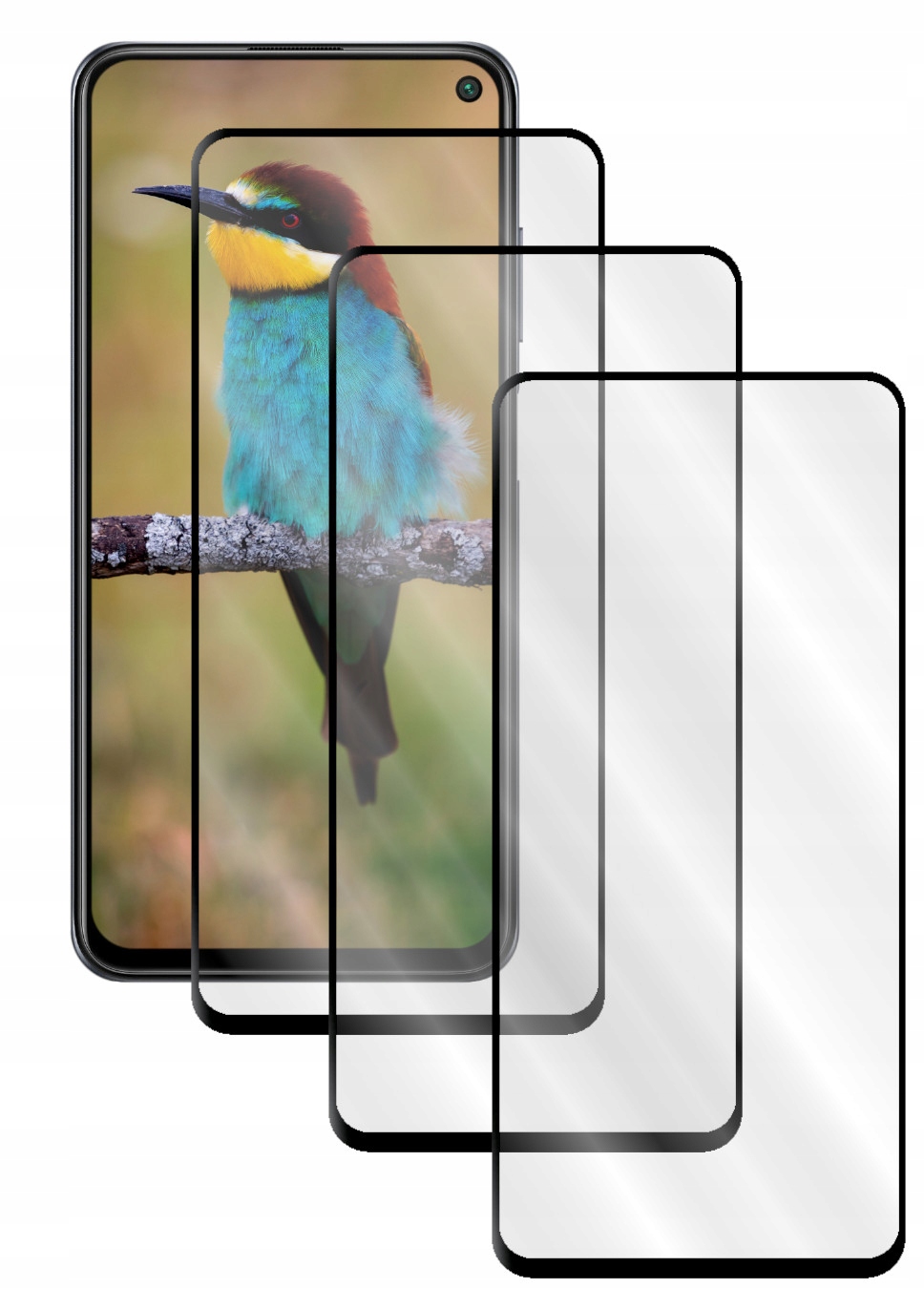

3x Szkło Pełne Full Glue 5D Do Samsung S10E