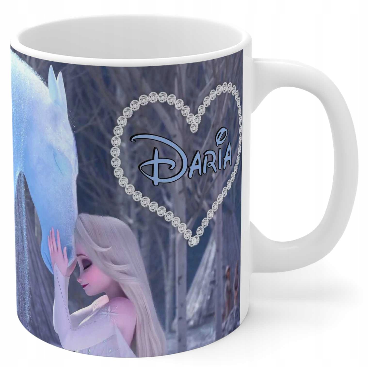 

Kubek imię Frozen 2 Kraina lodu 2 Elsa i koń