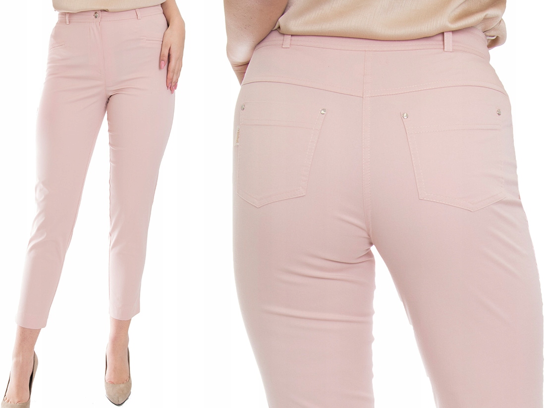 

k10 Spodnie Cygaretki Wysoki Stan r.40