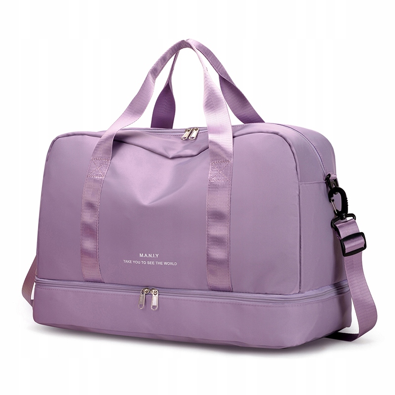 TORBA PODRÓŻNA TURYSTYCZNA SPORTOWA BAGAŻFIOLETOWA Rodzaj miękka
