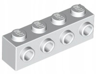 

Lego Klocek 1x4/4 Wypustki Biały (30414/4143254)