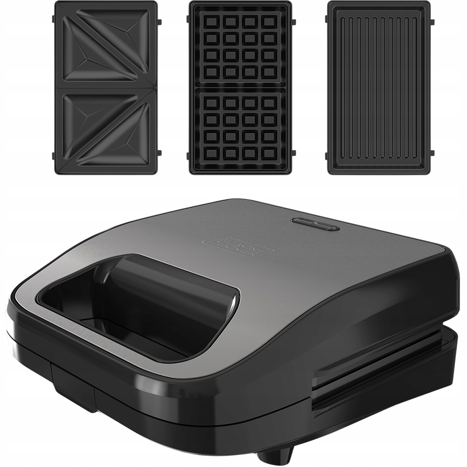 Opiekacz Gofrownica Grill Toster Panini Do Kanapek 3W1 Black+Decker 750W