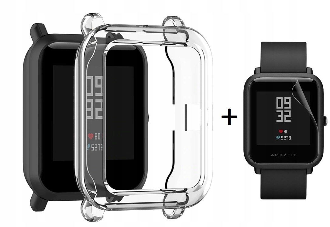 

Etui Ochronne + Folia / Xiaomi Amazfit Bip / Bip S