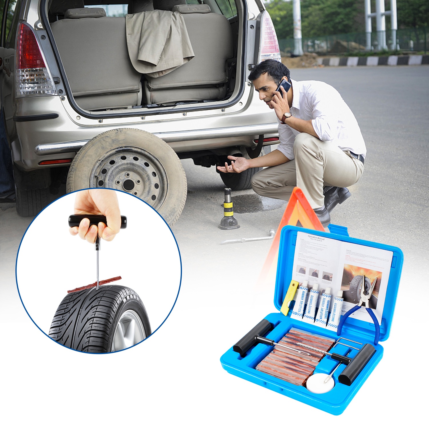 ZESTAW NAPRAWCZY DO OPON KÓŁ SZYBKA NAPRAWA 58 EL Marka LTC