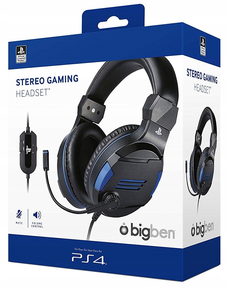 Bigben Słuchawki do PS4 PS5 Sony Czarne