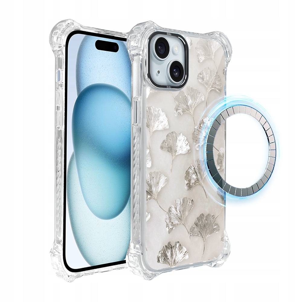 Pouzdro pro iPhone 15 Plus Ibizu DropGuard Ultra s MagSafe, Bílý Onysk