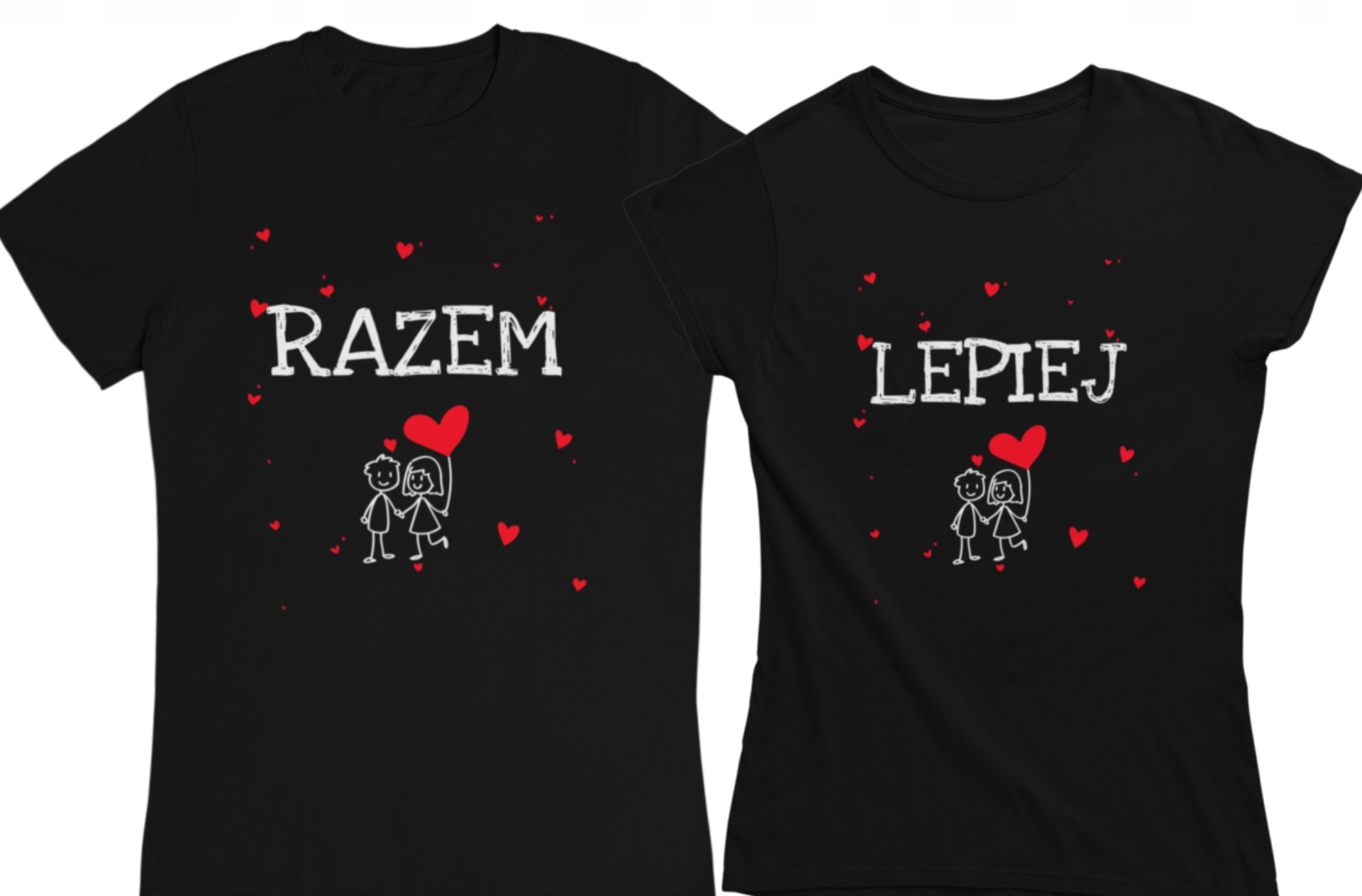 Koszulki Dla Par Razem Lepiej zestaw 2szt