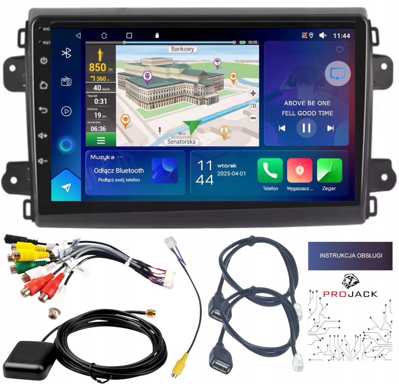 Autorádio Gps Android Fiat Ducato 2020-2023 Carplay Wifi 2GB 64GB