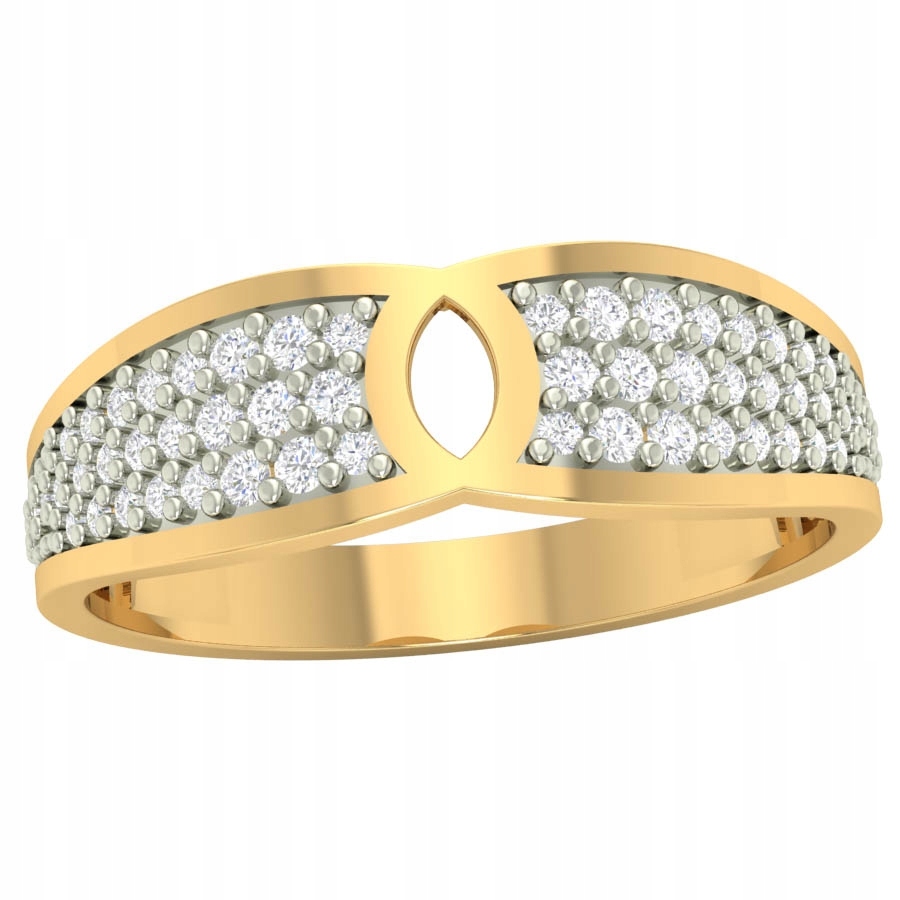 Zlatý Prstýnek S Očkem Ryzost 585 Moderní