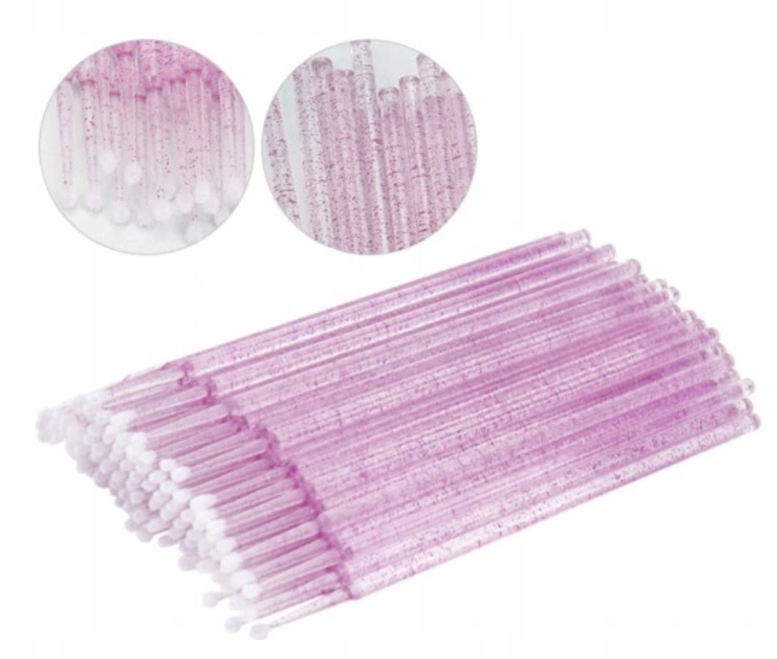 

100x Mikro Aplikatory Do Rzęs Brokat ProjectLashes
