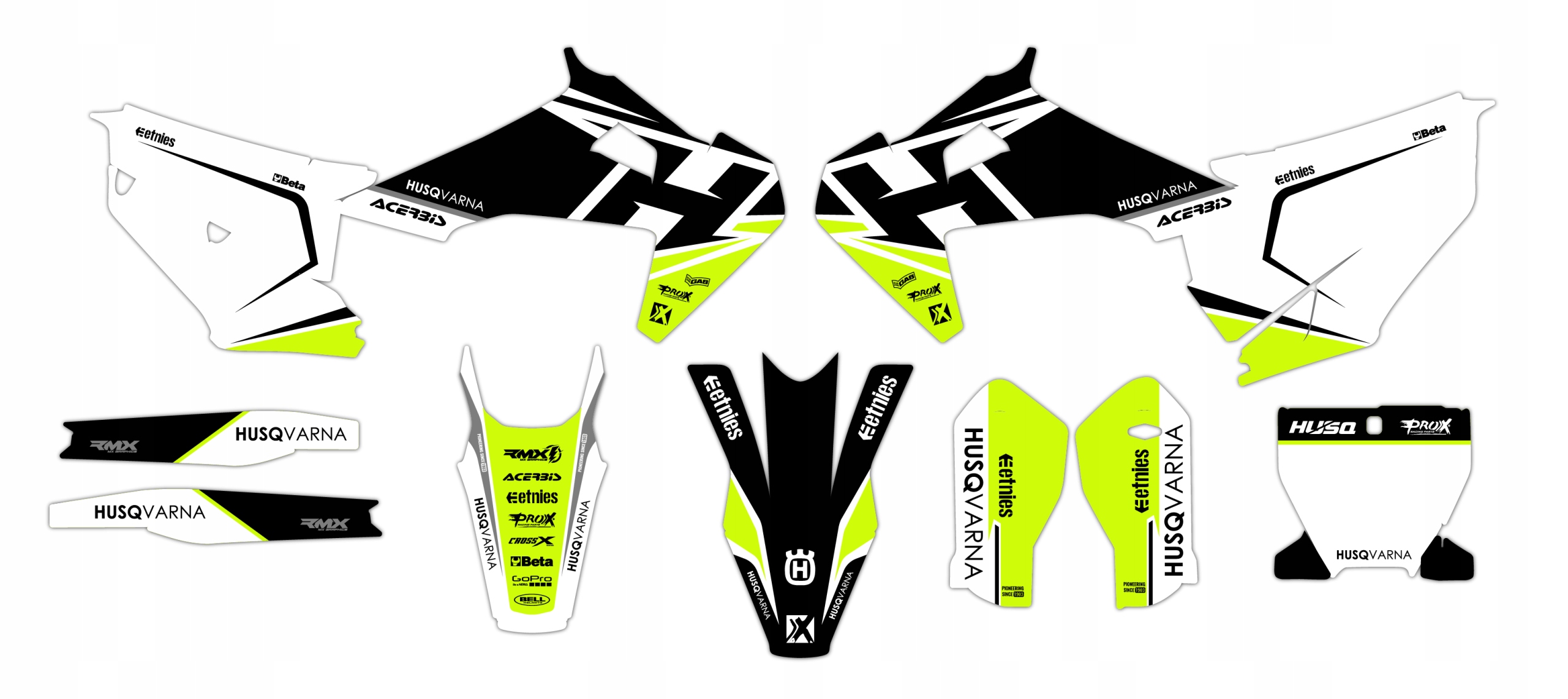 Dýha nálepky na motor Husqvarna Tc Fc 19-22