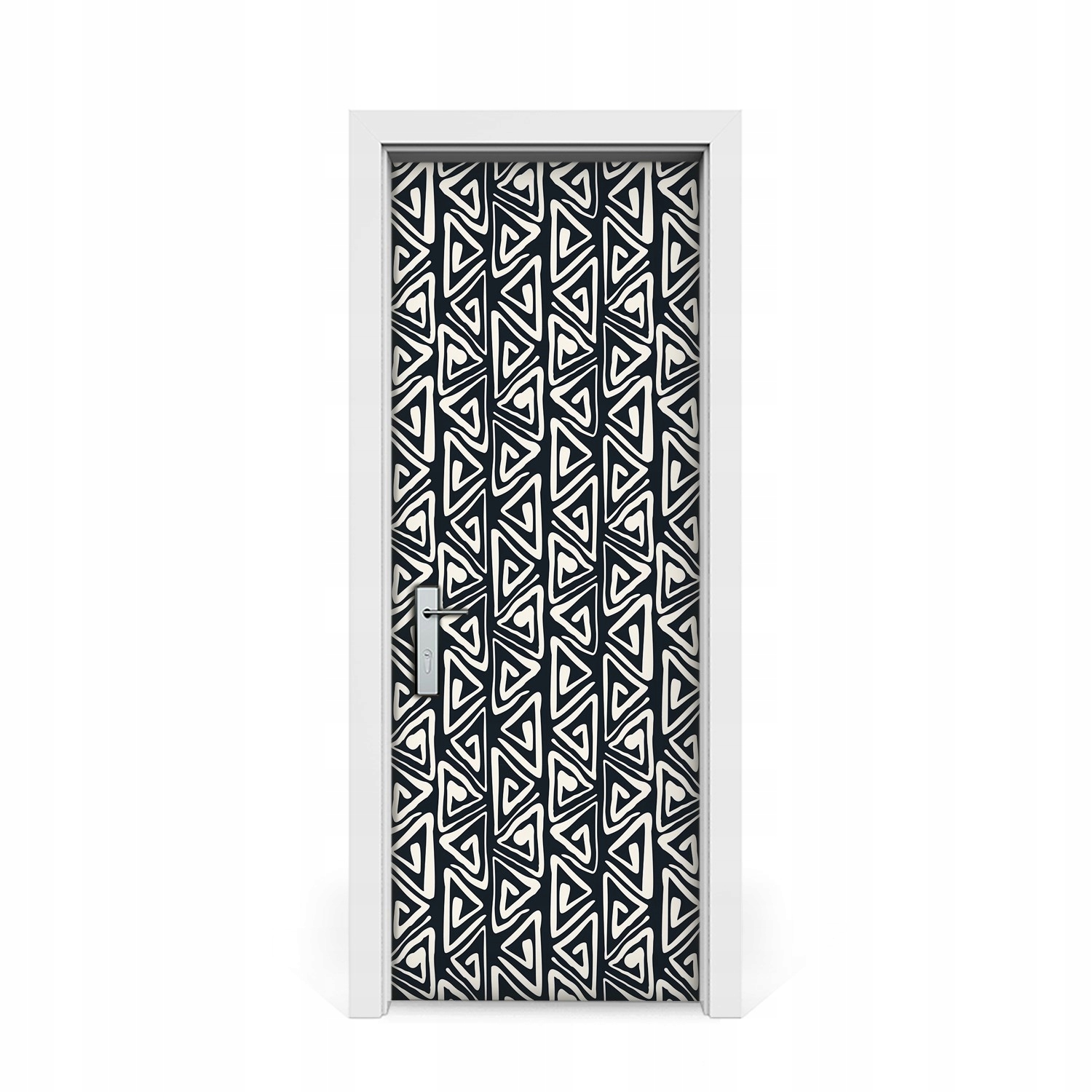 

Naklejka na drzwi Geometryczny wzór tribal 75x205