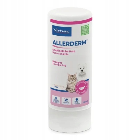 Virbac Virbac Allerderm Šampon pro psy a kočky pro citlivou pokožku 250 ml