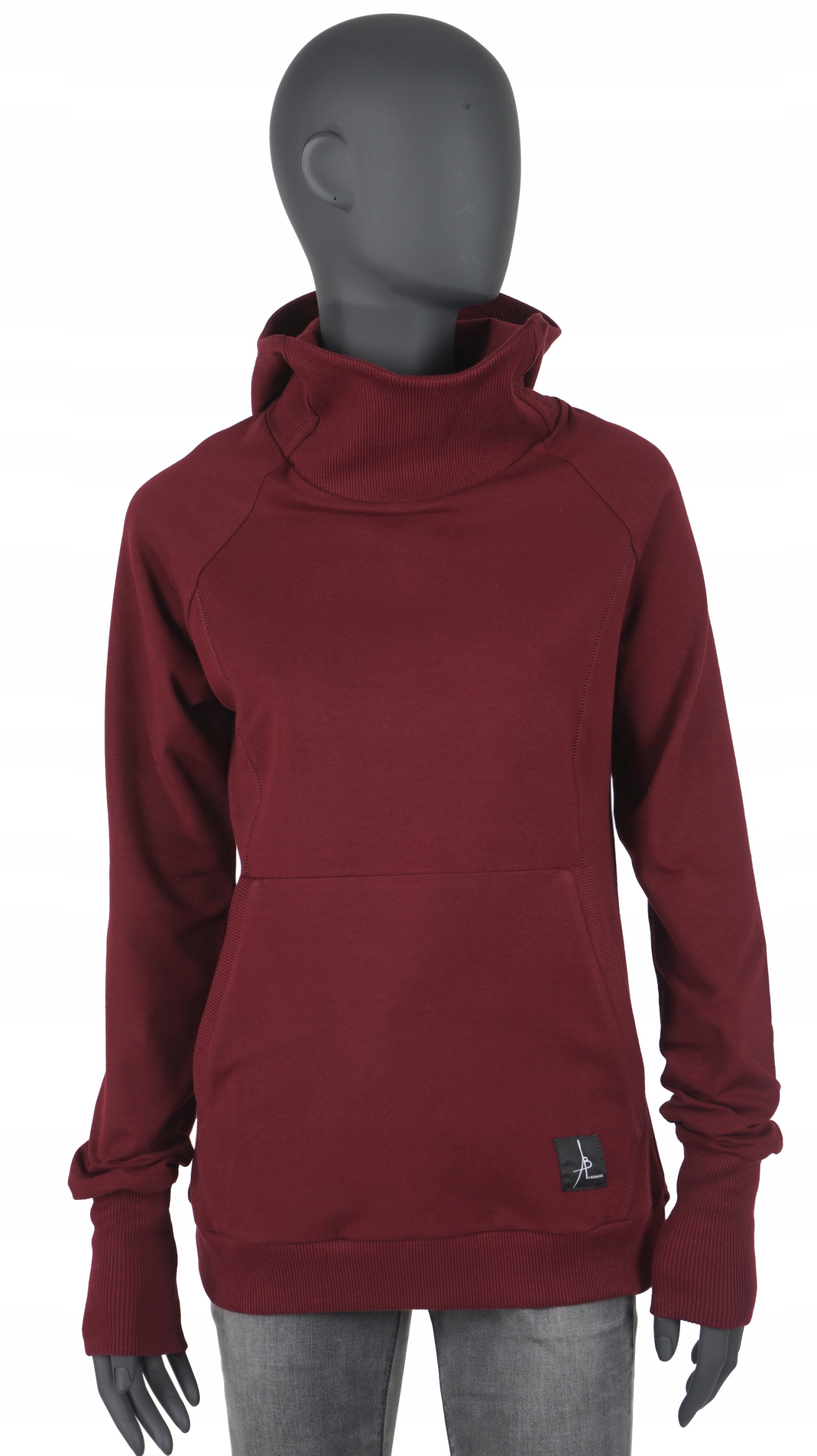 

Bluza dresowa damska z kapturem 2XL XXL bordo