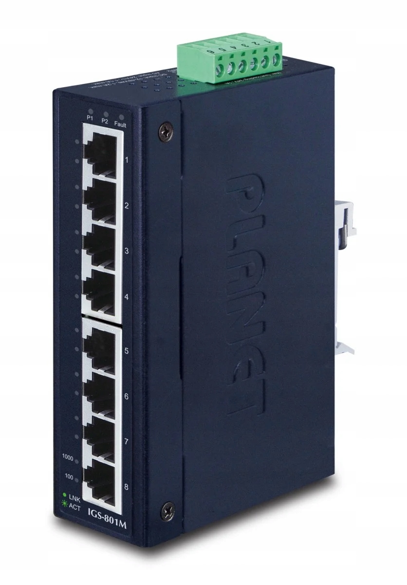 Planet IGS-801M spravovateľný prepínač L2/L4 Gigabit Ethernet (10/100/1000) 1U
