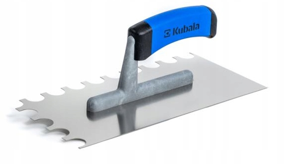 PACA ZĘBATA Nierdzewna ZĄB PÓŁOKRĄGŁY 130x270 KUBALA Narzędzia Glazurnicze