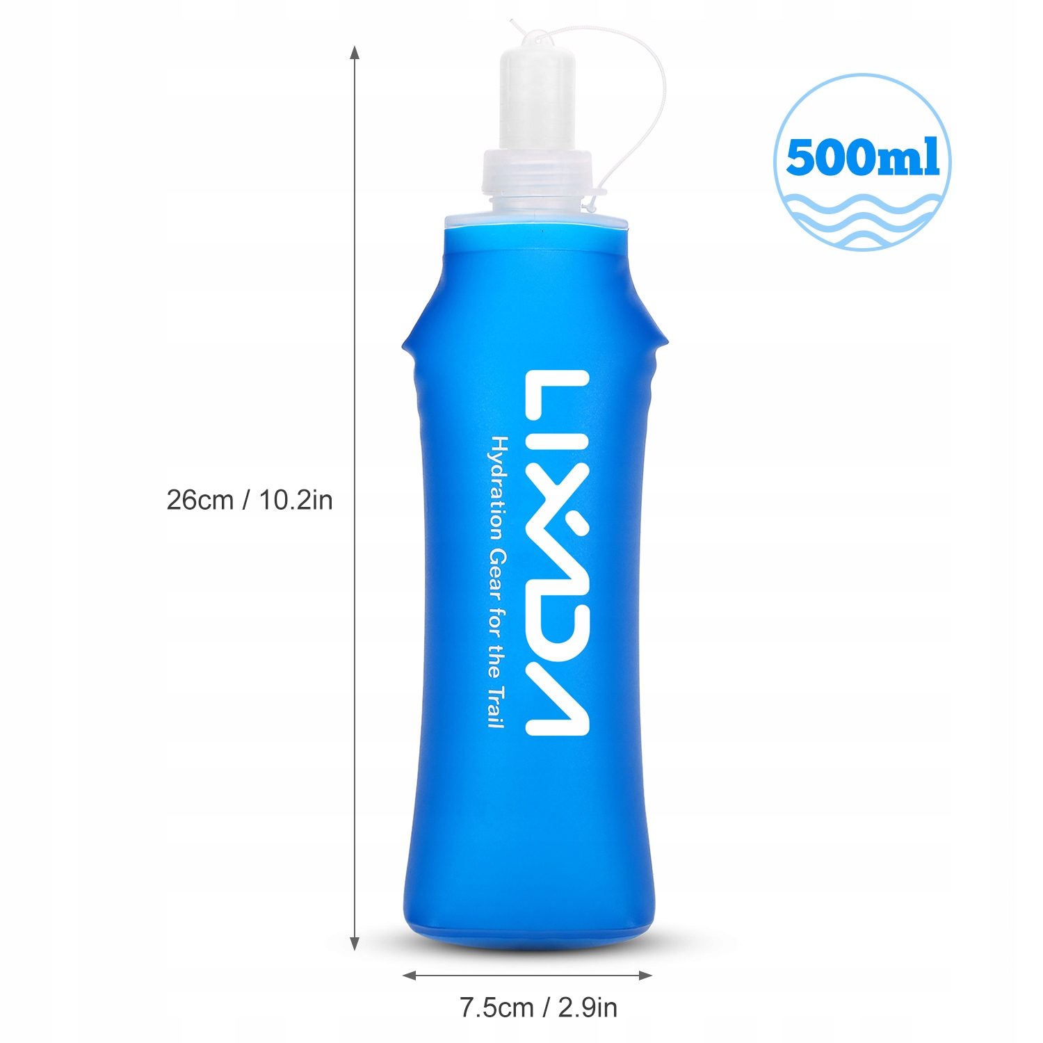 MIĘKKA BUTELKA SKŁADANY SOFT FLASK 500ML 2 SZT Model nie