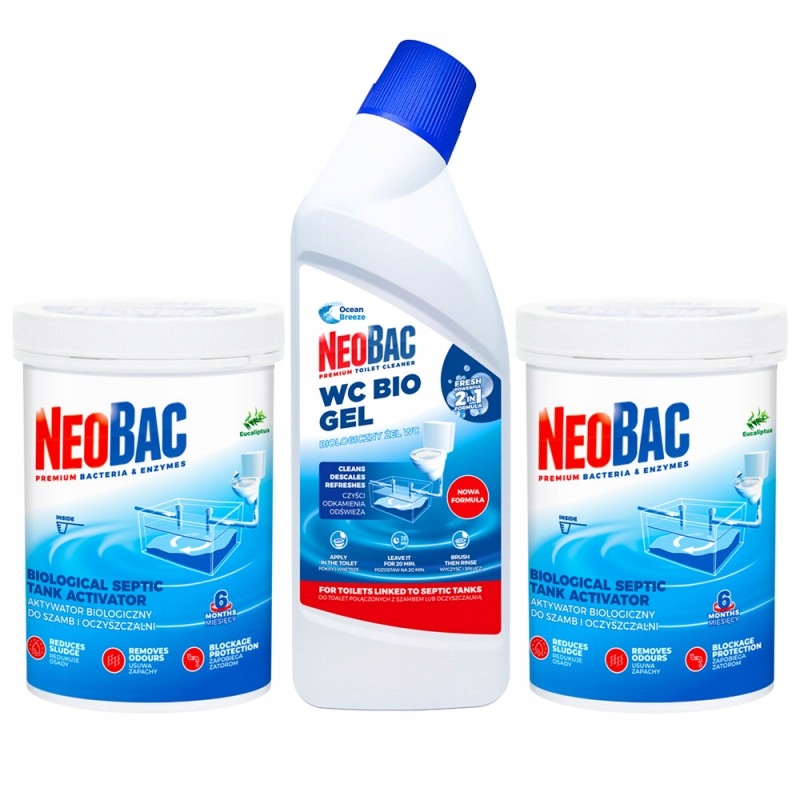 

Bakterie do Szamb Usuwa Zapach +bio Żel Rok NeoBac
