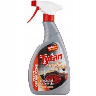 

Tytan Płyn w sprayu do czyszczenia płyt ceramiczny