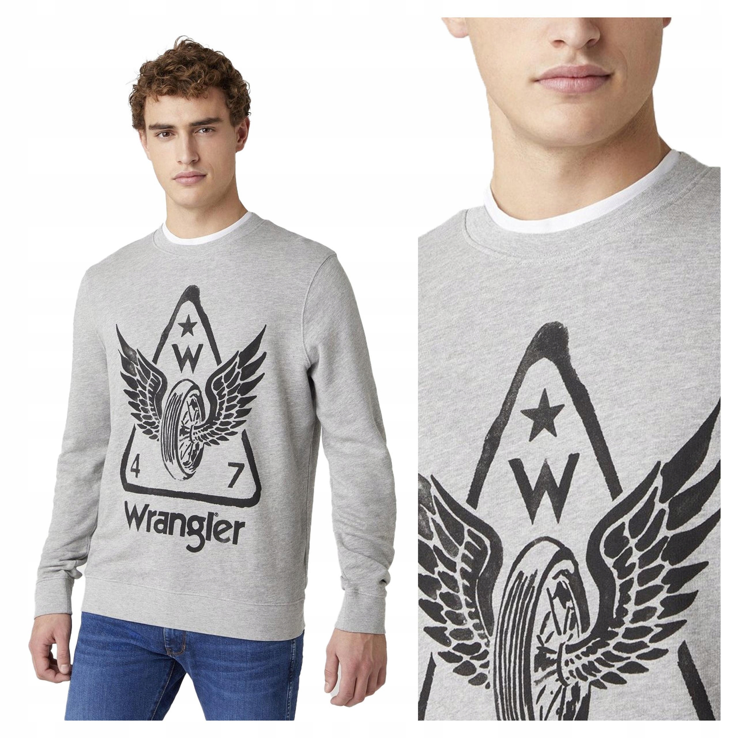 Wrangler Graphic Pánská Mikina Klasické Logo M