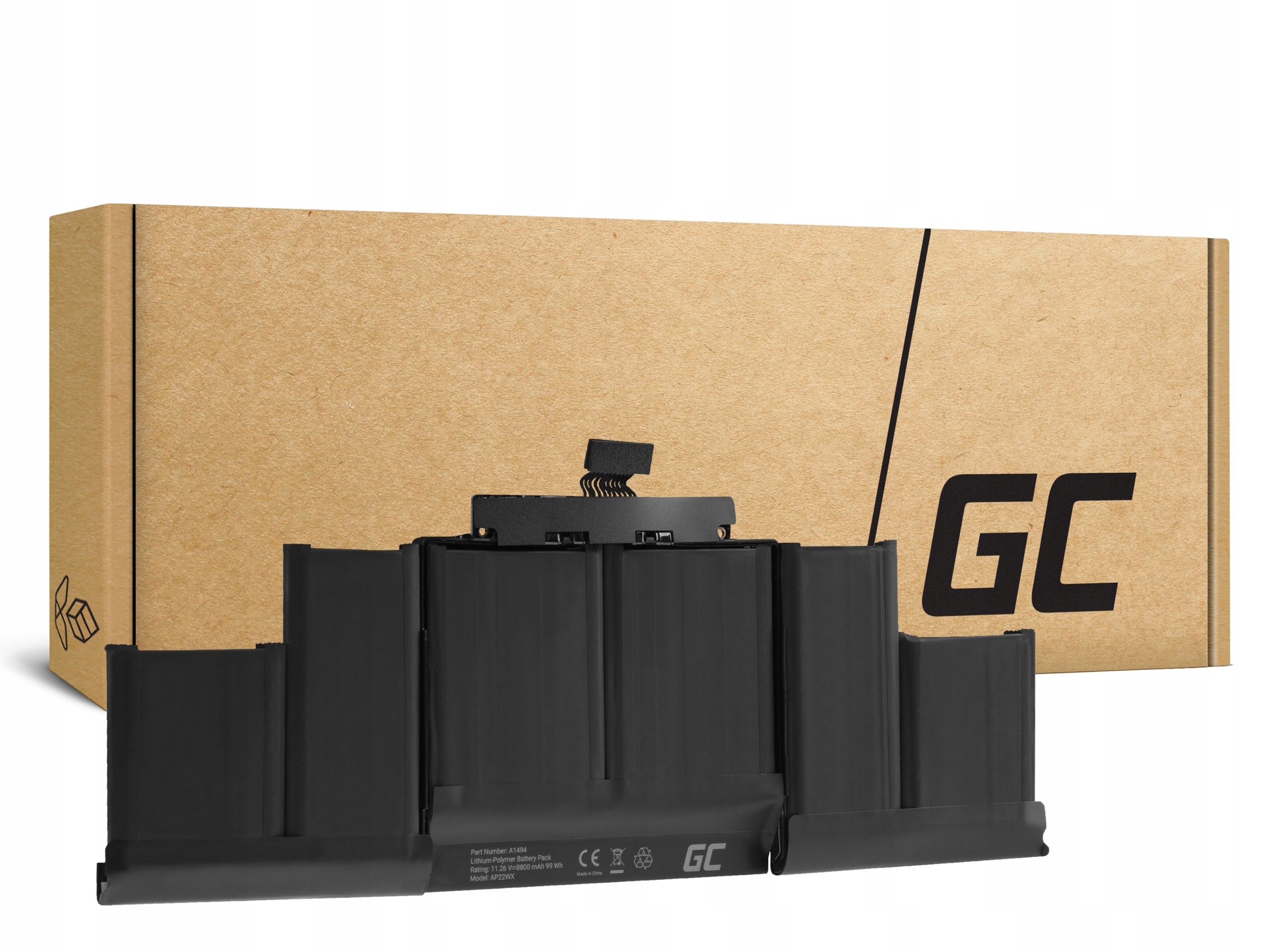 Bateria A1494 do Apple MacBook Pro 15 A1398 (Late 2013, Mid 2014)