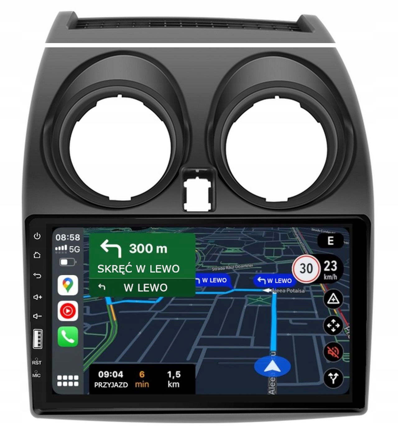 Rádio Nissan Qashqai 2006-2012 Android-auto Carplay Usb MP3 Bluetooth