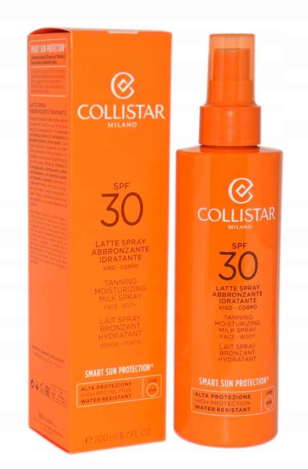 Collistar opalovací hydratační mléko ve spreji Spf 30 200 Ml